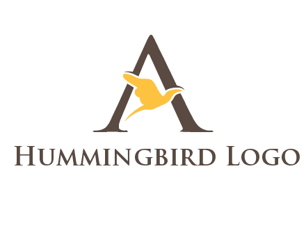 dove incorporate with letter A logo