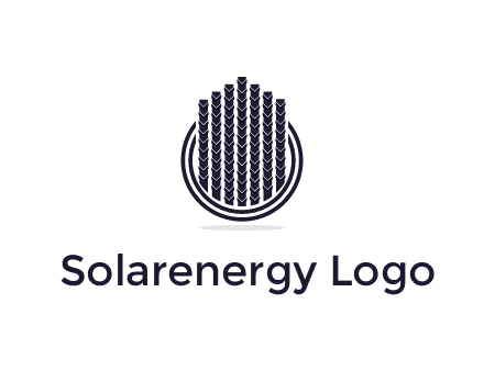 stalks or cables logo with vertical lines
