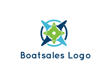 fidget spinners or compass logo