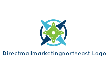 fidget spinners or compass logo