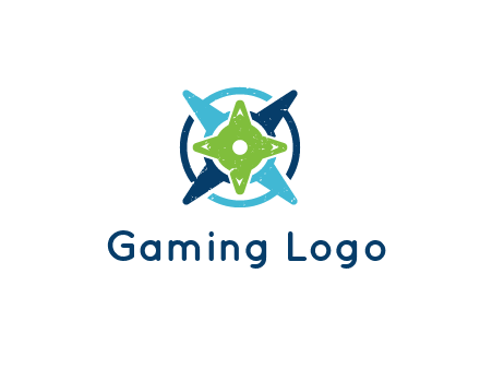 fidget spinners or compass logo