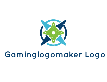 fidget spinners or compass logo