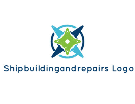 fidget spinners or compass logo