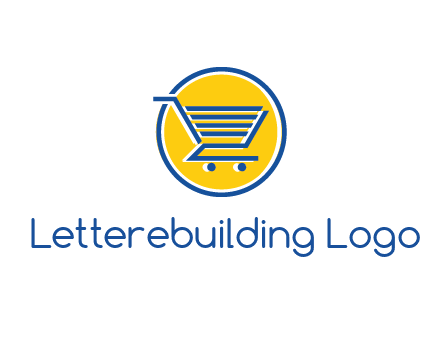 round retail logo showing a shopping cart