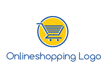 round retail logo showing a shopping cart
