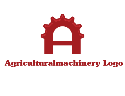 gear incorporate with letter A logo
