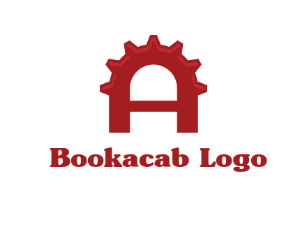 gear incorporate with letter A logo