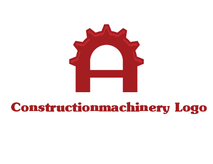 gear incorporate with letter A logo