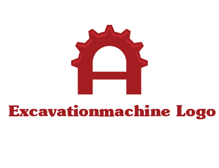 gear incorporate with letter A logo