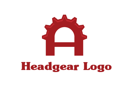 gear incorporate with letter A logo