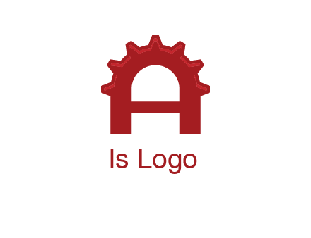 gear incorporate with letter A logo