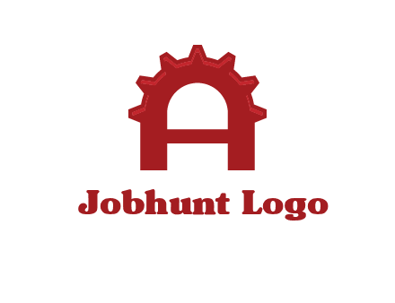 gear incorporate with letter A logo