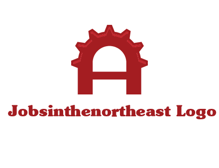 gear incorporate with letter A logo