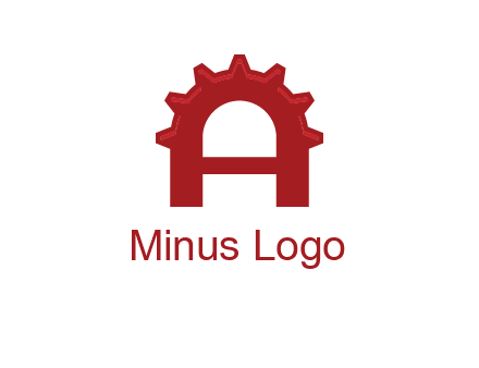 gear incorporate with letter A logo