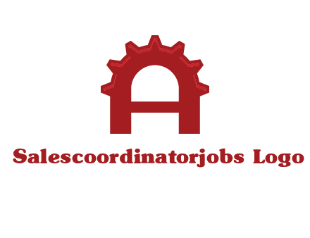 gear incorporate with letter A logo