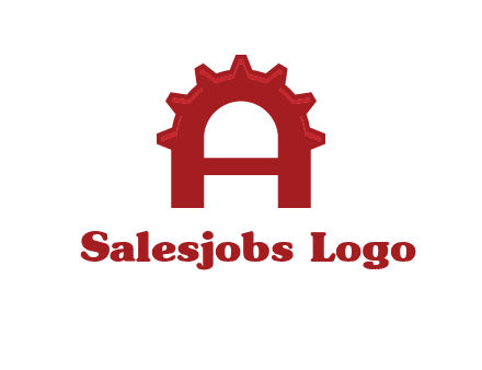gear incorporate with letter A logo