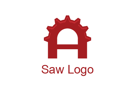 gear incorporate with letter A logo