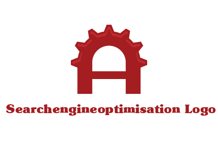 gear incorporate with letter A logo