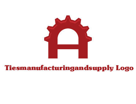 gear incorporate with letter A logo