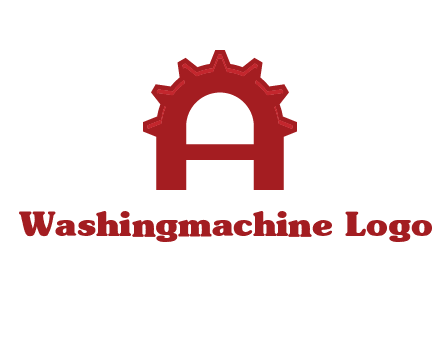 gear incorporate with letter A logo