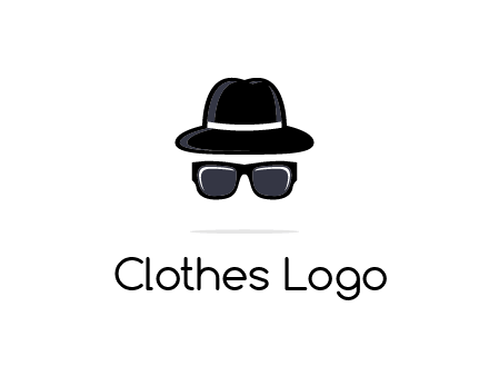 sunglasses and hat logo