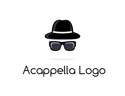 sunglasses and hat logo