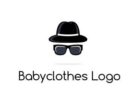 sunglasses and hat logo