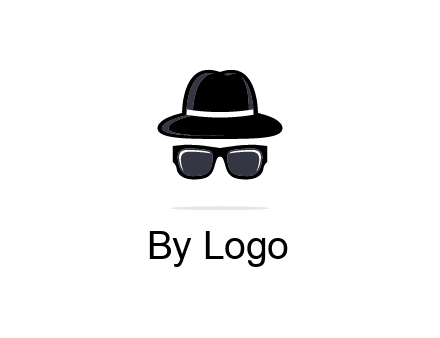 sunglasses and hat logo