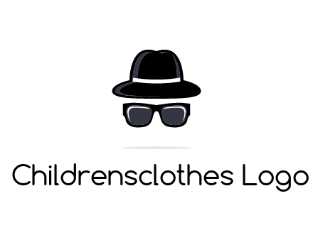 sunglasses and hat logo