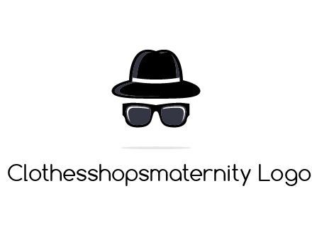 sunglasses and hat logo
