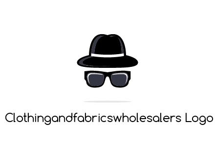 sunglasses and hat logo