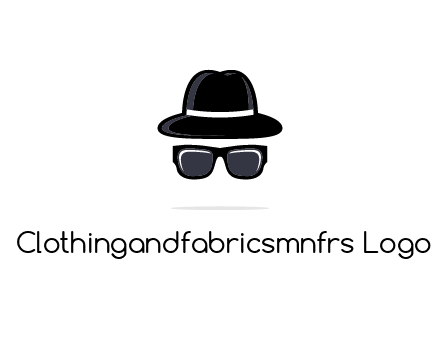 sunglasses and hat logo