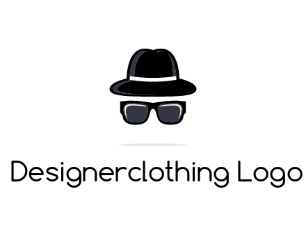 sunglasses and hat logo