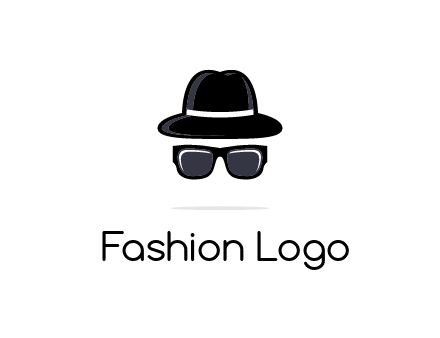 sunglasses and hat logo