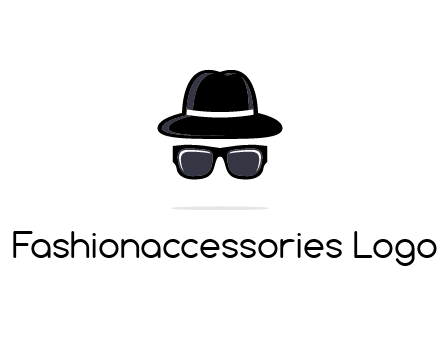 sunglasses and hat logo