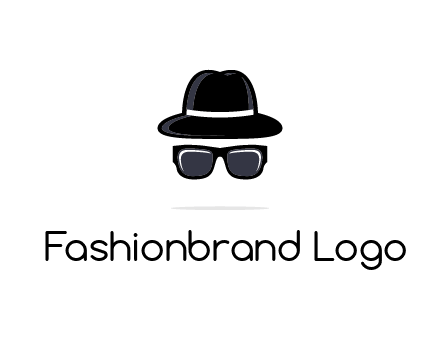 sunglasses and hat logo