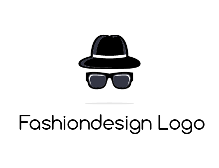 sunglasses and hat logo