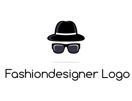 sunglasses and hat logo