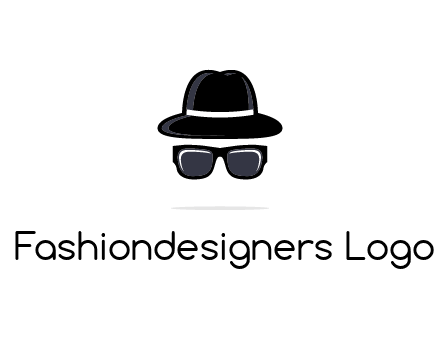 sunglasses and hat logo