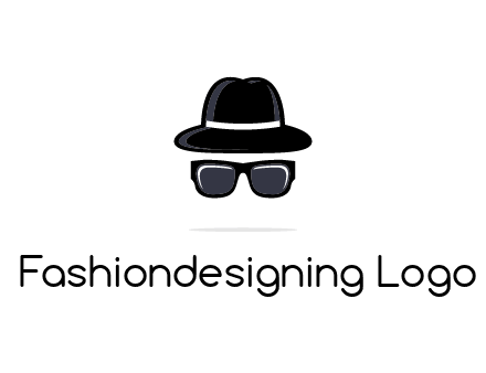 sunglasses and hat logo