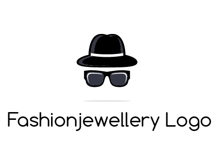 sunglasses and hat logo