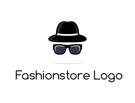sunglasses and hat logo