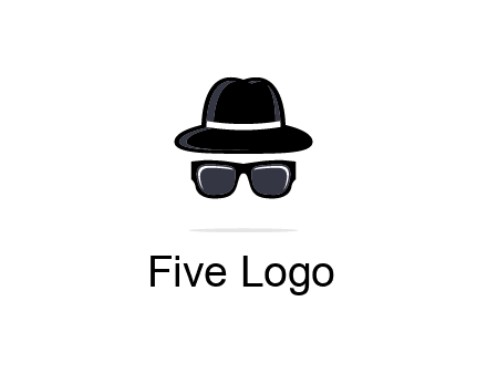sunglasses and hat logo