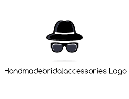 sunglasses and hat logo