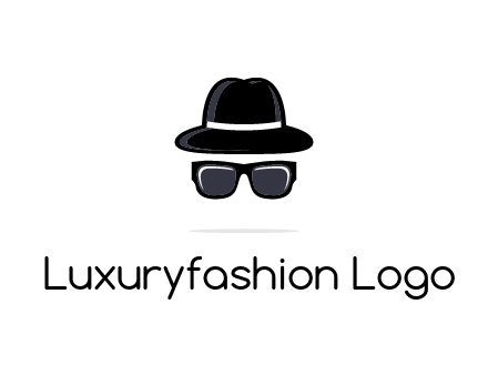 sunglasses and hat logo