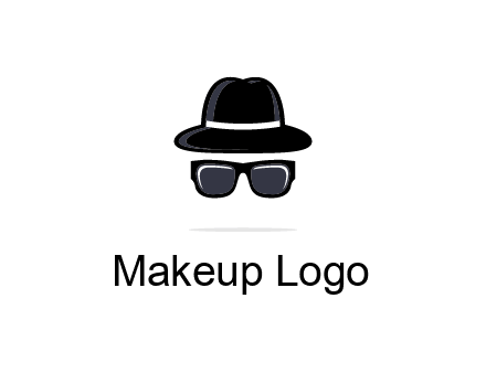 sunglasses and hat logo
