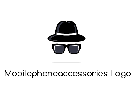 sunglasses and hat logo