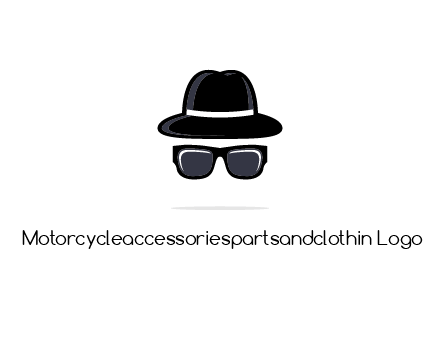 sunglasses and hat logo