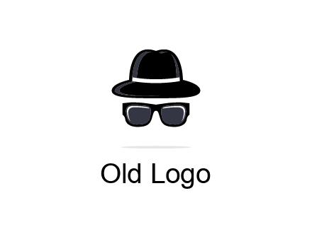 sunglasses and hat logo