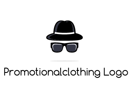sunglasses and hat logo